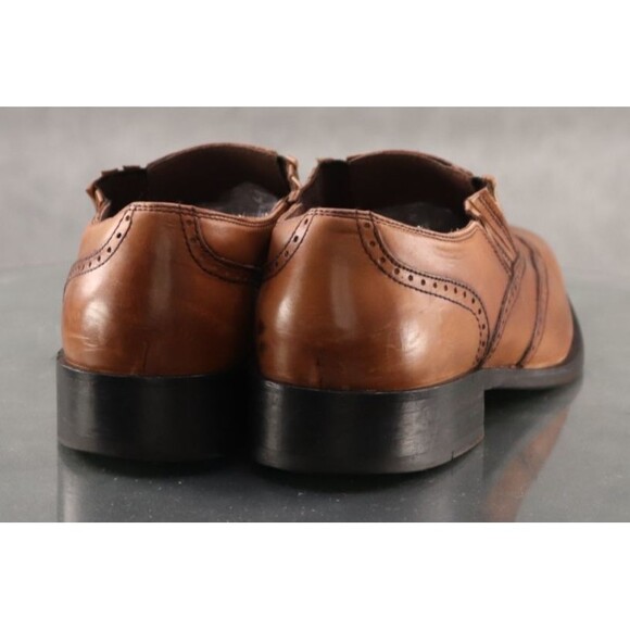 Donald J Pliner Genes-01 Men\'s Slip On Loafer Dress Shoes Size 7 M Leather Brown main image 10